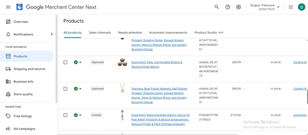Google-Merchant-Center